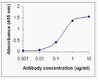 Analysis of free GSK3A peptide (5ug/ml) by ELISA. With XW-7233 as primary antigen and HRP conjugated Goat anti IgY as secondary.