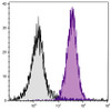 AKR mouse splenocytes were stained with Mouse Anti-Mouse H-2Kk-PE (Cat. No. 99-104) .