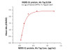 Immobilized Human DPPIV, Fc Tag at 2 ug/mL (100 uL/well) can bind MERS S1 protein, His Tag with a linear range of 0.039-0.156 ug/mL (QC tested) .