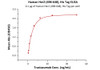 Immobilized Human Her2 (498-648) , His Tag at 1 ug/mL (100 uL/well) can bind Trastuzumab with a linear range of 0.1-13 ng/mL (QC tested) .