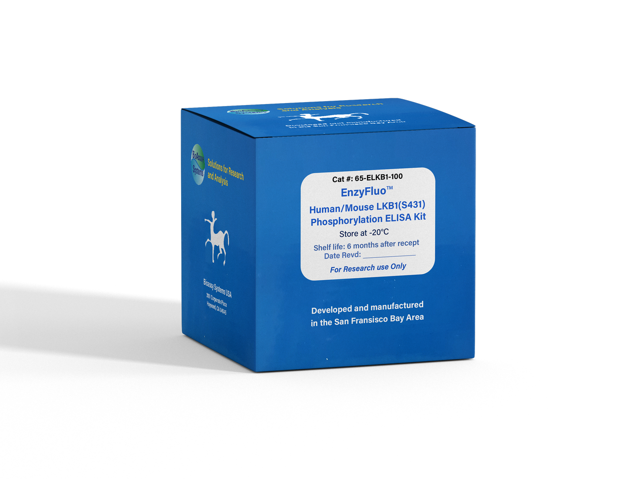 EnzyFluo™ Human/Mouse LKB1(S431) Phosphorylation ELISA Kit | ELKB1-100