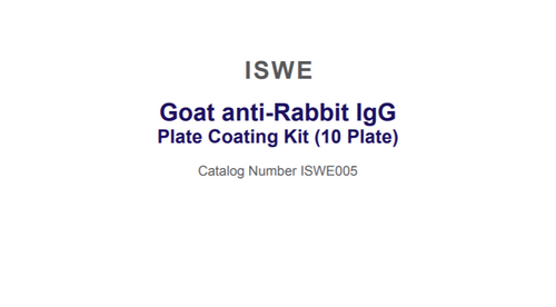 Goat anti-Rabbit IgG ISWE Plate Coating Accessory Kit