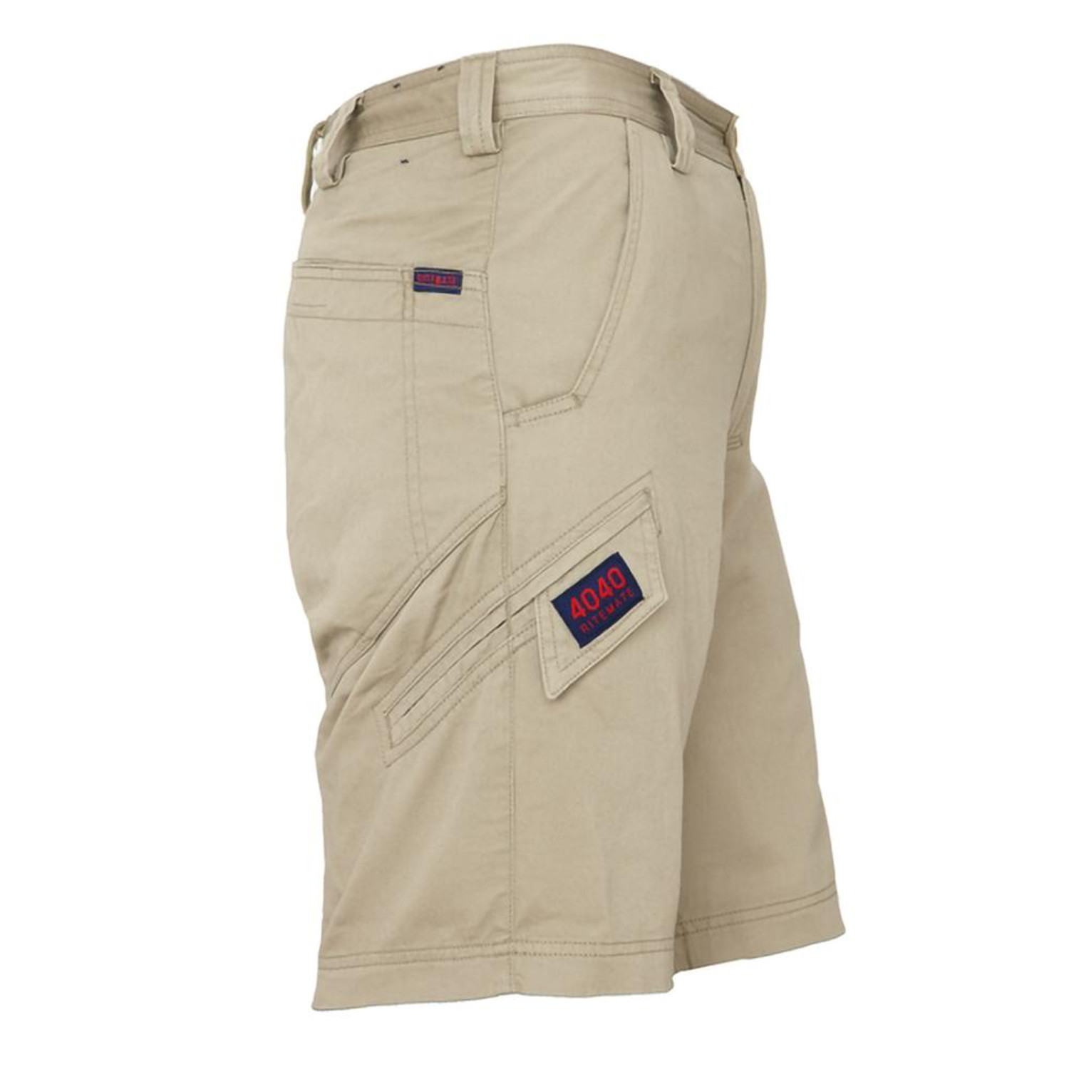 Ritemate RM4040 Unisex Lightweight Cargo Shorts in Khaki Bulk Buy Deal, Buy 4 or more RM4040 or RM2020 for dollar54.95 Each