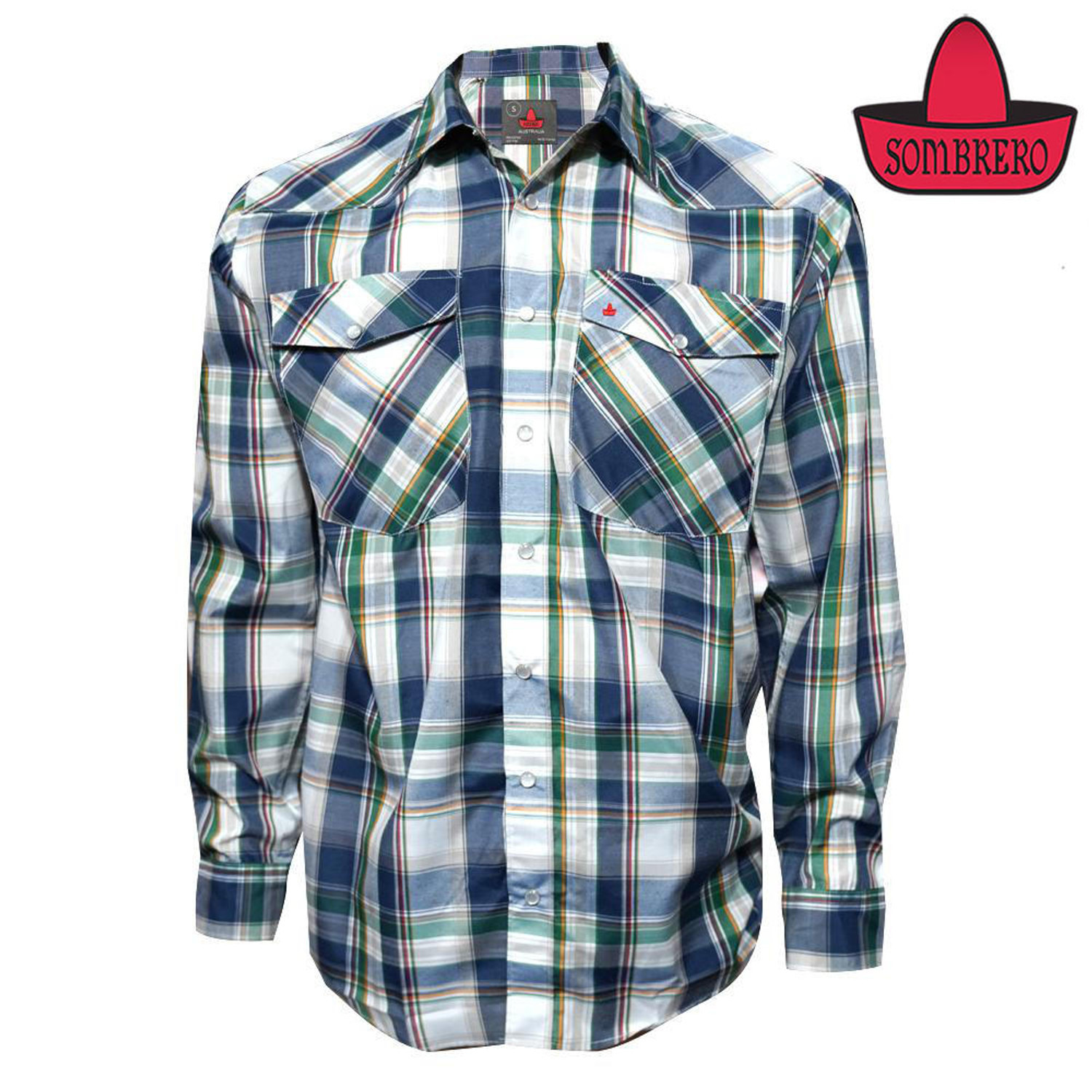  Sombrero Western Shirt Long Sleeve/Open Front - 0140-5 