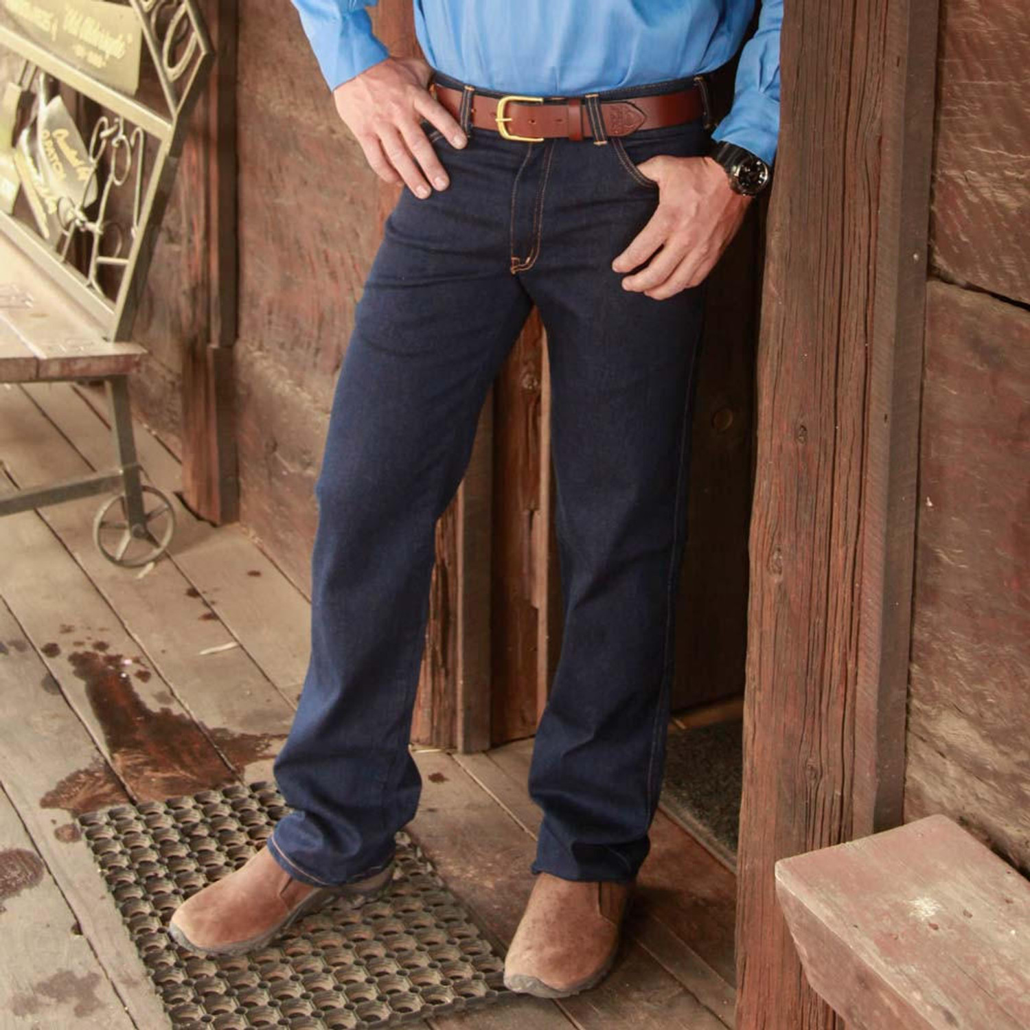 Bootcut Jeans with Insert Pocket