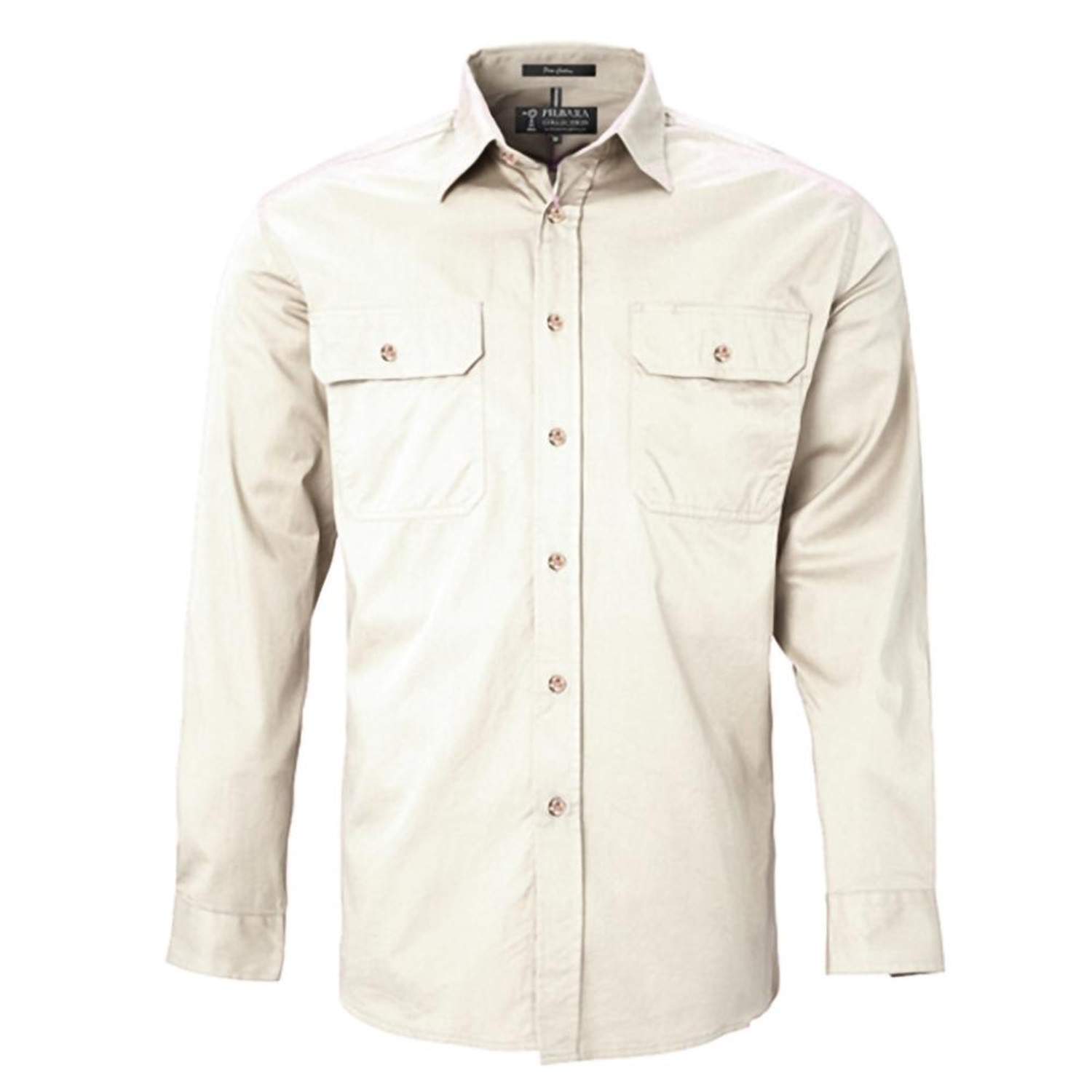 FREE EMBROIDERY - Mens Stone OPEN FRONT Shirt buy 20