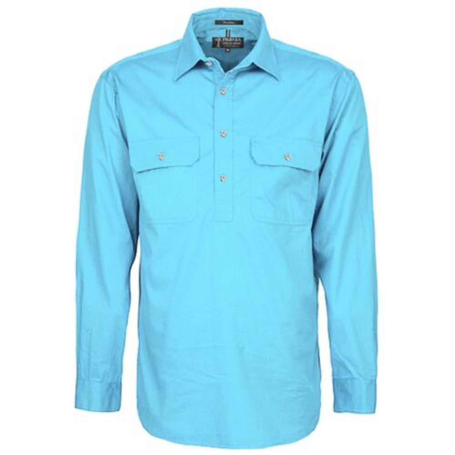 FREE EMBROIDERY - Mens Cornflower CLOSED FRONT Shirt buy 20