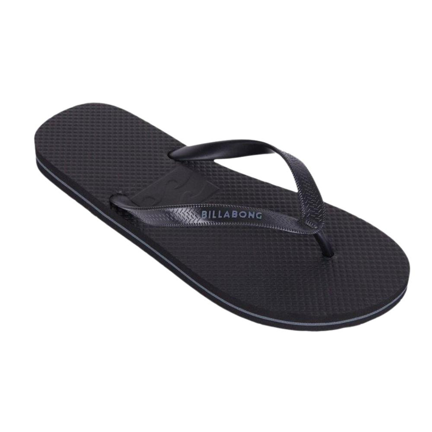 Billabong UBYL100013 Mens Lowdown Splice Thongs in Black/Black ...