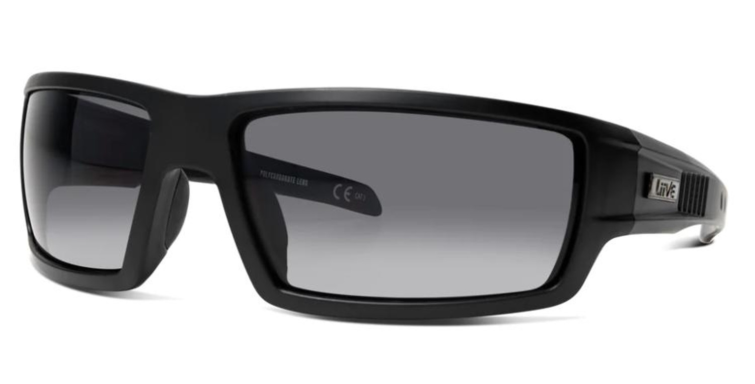 Liive Sunglasses LS102B Z Saw Safety Sunglasses in Matt Black