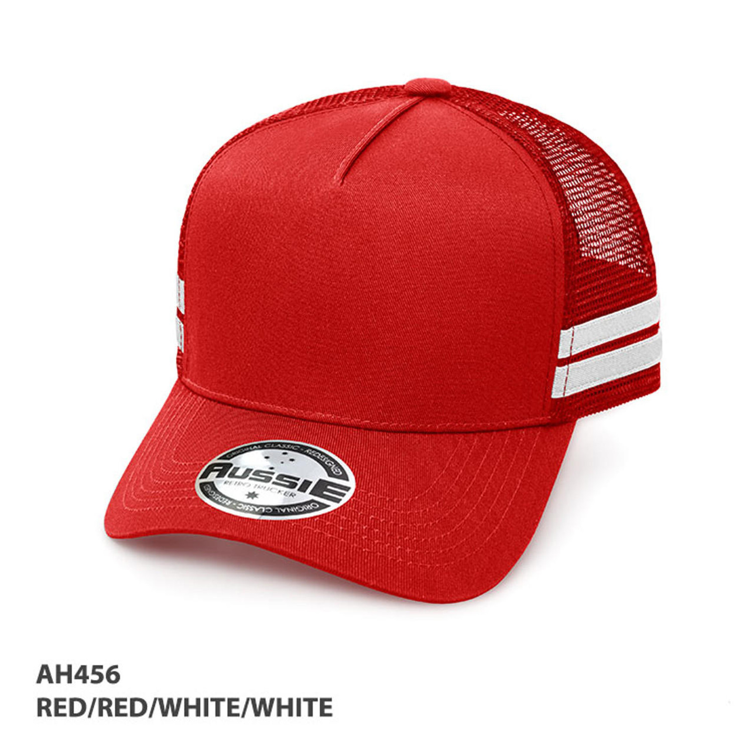  FREE EMBROIDERY - Trucker Cap in Red/White (Buy 20+) 