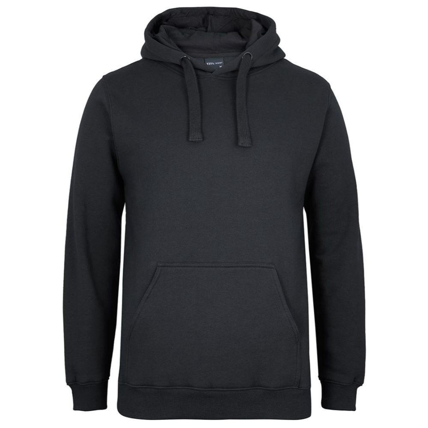  FREE EMBROIDERY - Mens Hoodie in Black Marle (Buy 20+) 