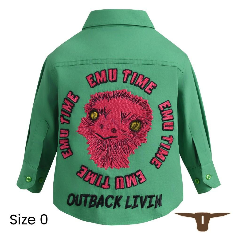  Out Here Australia Outback Kids Emu Time in Emerald 
