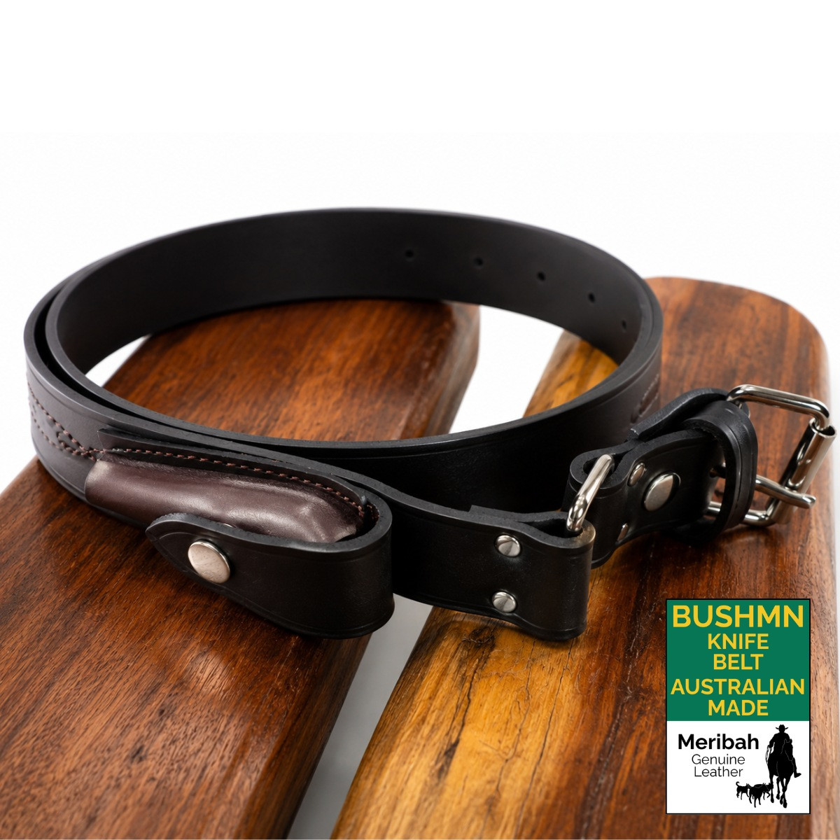 Meribah Genuine Leather Australian Made Bushmn Belt