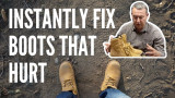 New work boots hurting your feet? Here is how to fix them FOR FREE!