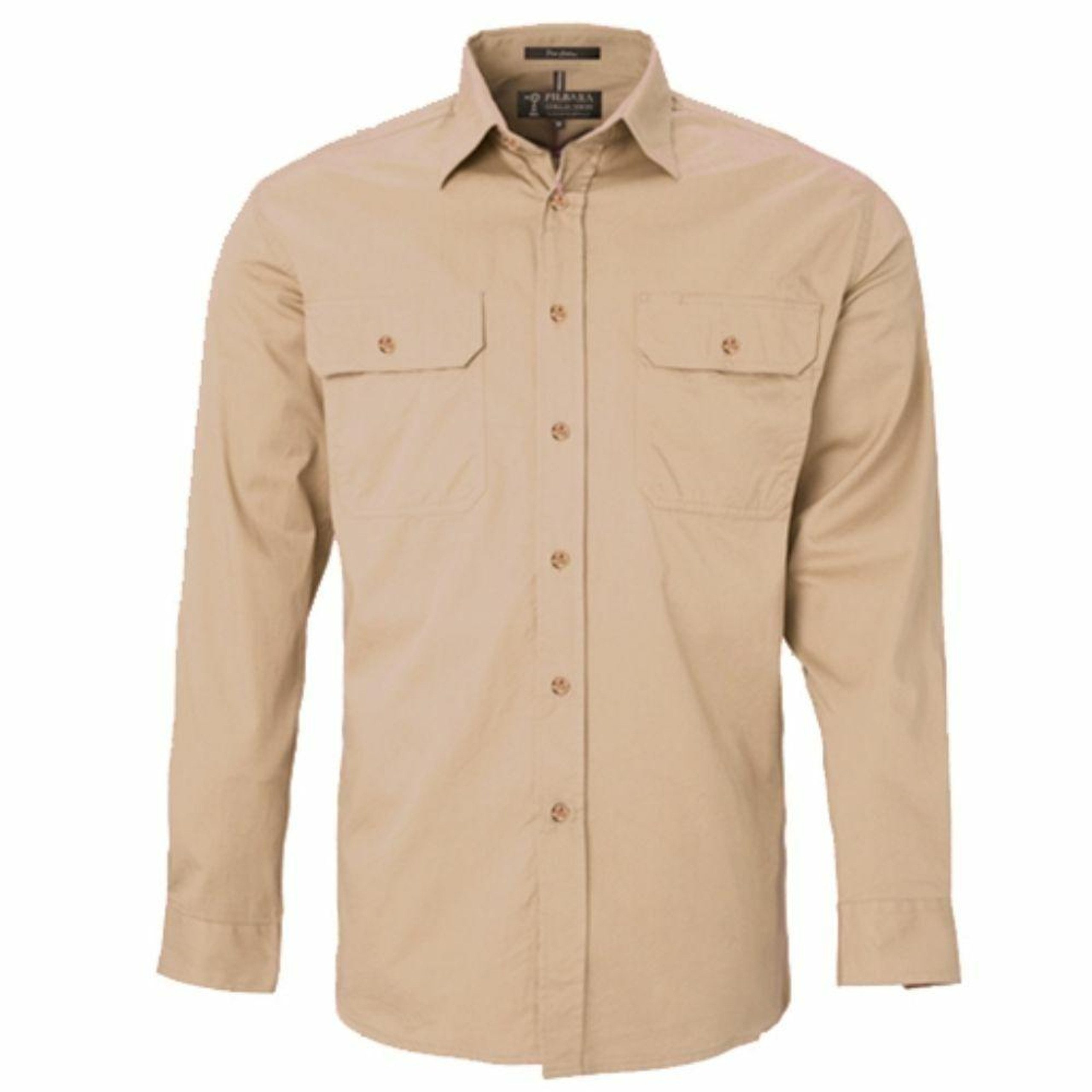 FREE EMBROIDERY - Men's Clay OPEN FRONT Shirt (buy 20+) - Golders Toowoomba