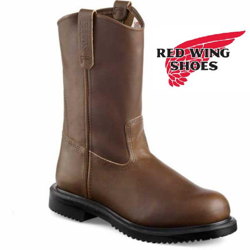 mens red wing pull on boots