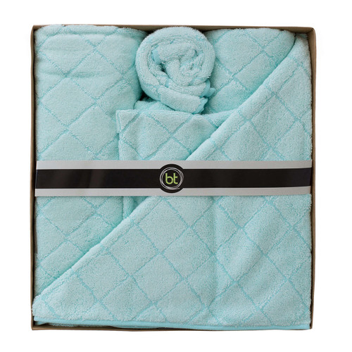 Bamboo Textiles Towel Gift Pack in Aqua
