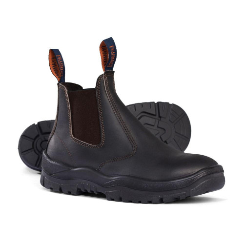 Mongrel Boots Mongrel Elastic Sided Oil Kip Safety Boot in Black 240030