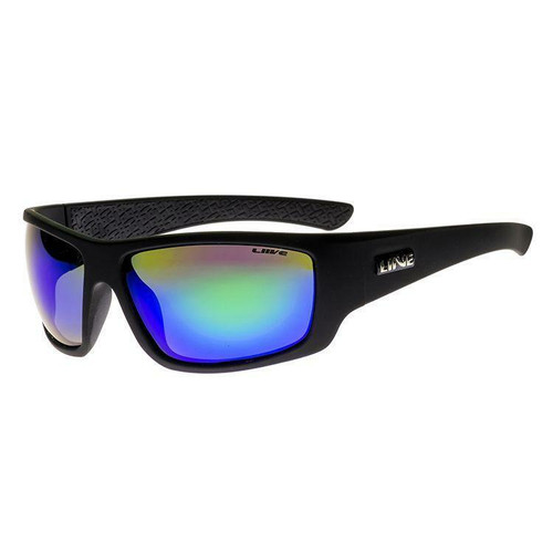 Liive Sunglasses Kuta Mirror Polarised Matt Black