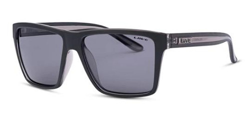 Liive Sunglasses Bazza Polarized Matt Black Xtal Black