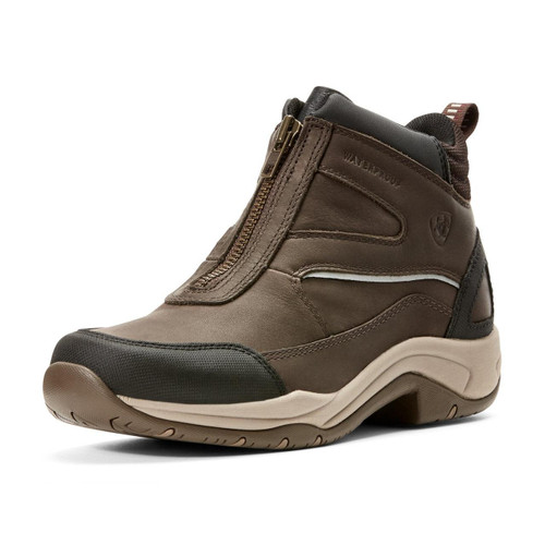 Ariat Ladies Telluride Zip Waterproof Boots in Dark Brown 10027336