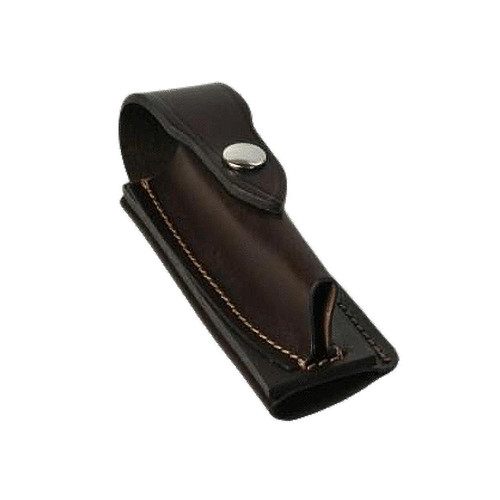 JCOE Leather Jcoe Leather 110B Large Knife Pouch Horizontal with Button in Black 