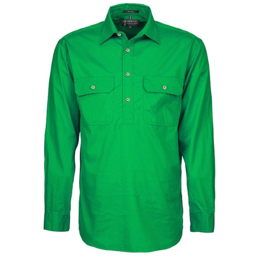FREE EMBROIDERY - Mens Emerald CLOSED FRONT Shirt buy 20