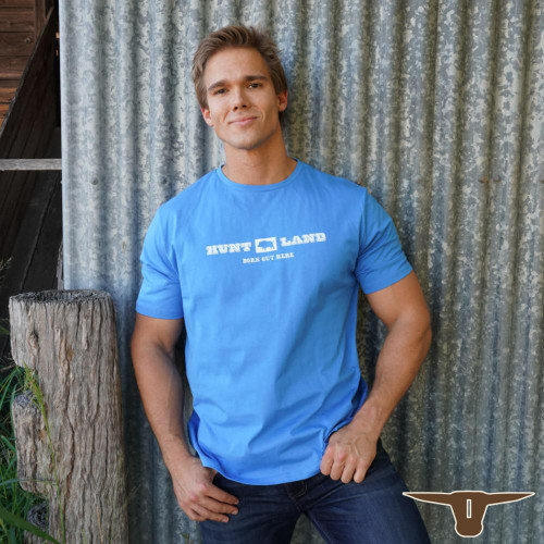  Born Out Here BMPT5 Hunt Land T-Shirt in Cobalt(Buy 4 or more for $39.95 each) 