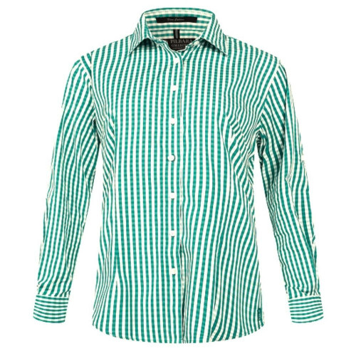  Ritemate RMPC003 Ladies Longsleeve Check Shirt Emerald/White Check (Bulk Deal, Buy 4 for $64.95 Each!) 