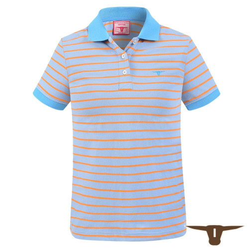  Born Out Here Ladies Short Sleeve Polo Shirt in Isla (Bulk Deal, Buy 4+ Save $10 each!) 