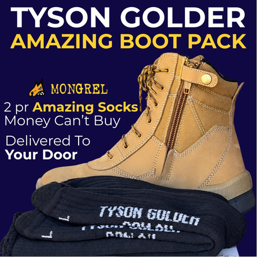 Mongrel Boots Tyson Golders $350 Aussie Boot Pack 