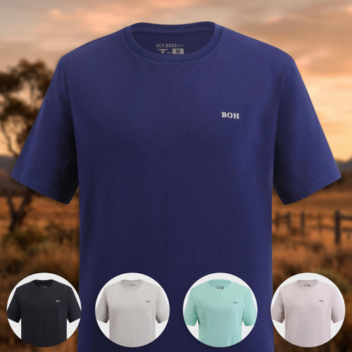 Out Here Australia Out Here Premium Embroidery T-Shirt 