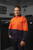 Hammer and Needle Cotton Drill Long Sleeve/Closed Front Orange/Navy Hi-Vis Work shirt