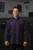 Hammer and Needle Cotton Drill Long Sleeve/Closed Front Navy Workshirt