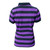 Born Out Here BLP2001 Ladies Short Sleeve Polo Shirt in Purple and Black Bulk Deal, Buy 4 Save dollar10 each