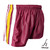 DKanga KMFS5001 Footy Shorts in Maroon/Yellow/White Buy 6 for dollar29.95 Each