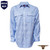  Born Out Here Mens Long Sleeve Open Front Shirt in Light Blue/White 1406087-2 (Bulk Deal Buy 4+ for $89.95 each) 