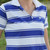 Born Out Here BLP2001 Size 8 -16 Ladies Short Sleeve Polo Shirt in Cobalt/White Bulk Deal, Buy 4 for dollar49.95 each