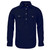 FREE EMBROIDERY - Ladies French Navy CLOSED FRONT Shirt buy 20