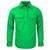 FREE EMBROIDERY - Ladies Emerald CLOSED FRONT Shirt buy 20