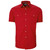 FREE EMBROIDERY - Mens Red OPEN FRONT Short Sleeve Shirt buy 20