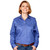 Just Country 50505 Ladies Jahna Longsleeve Closed Front Workshirt  in Blue (Bulk Buy Deal, Buy 4 or more Just Country Adults Shirts for $44.95 Each!)