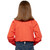 Just Country 60606 KIDS Kenzie Longsleeve Closed Front Shirt in Hot Coral Bulk Buy Deal, Buy 4 or more Just Country Kids Shirts for dollar39.95 Each
