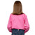 Just Country 60606 KIDS Kenzie Longsleeve Closed Front Shirt in Rose Bulk Buy Deal, Buy 4 or more Just Country Kids Shirts for dollar39.95 Each