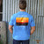  Born Out Here BMPT8 Sunset T-Shirt in Cobalt (Buy 4 or more for $39.95 each) 