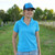 Born Out Here FREE EMBROIDERY - Ladies Cotton Polo in Azure (Buy 20+) 