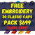  20 Classic Cotton Caps With Free Logo Embroidery (PACKAGE DEAL) 