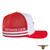  Born Out Here Big Trucker Cap With 3D Logo in White/Red 