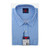 Born Out Here Mens Long Sleeve Open Front Shirt in Blue/White Medium Stripe (Bulk Deal Buy 4+ for $89.95 each)