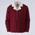 Born Out Here Old Drover Jacket In Claret